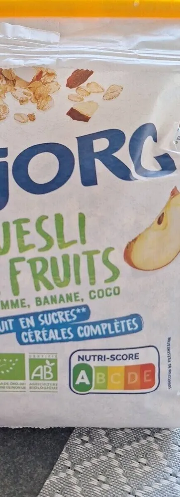 Muesli aux fruits