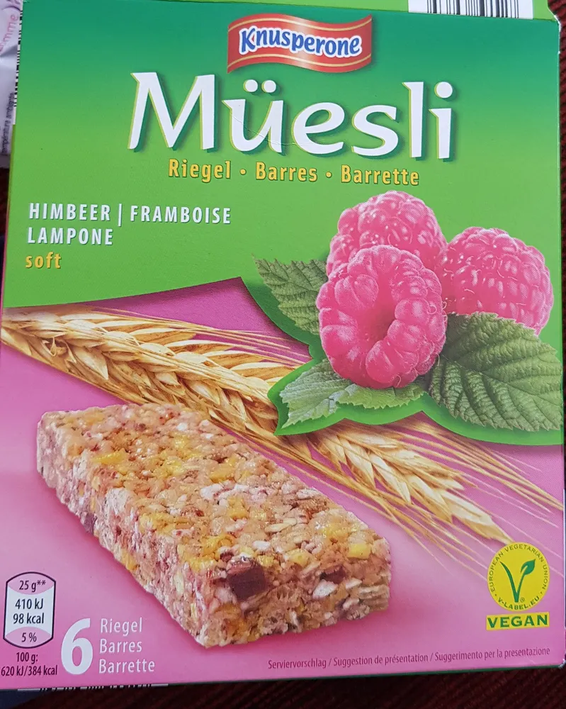 barre müesli framboise