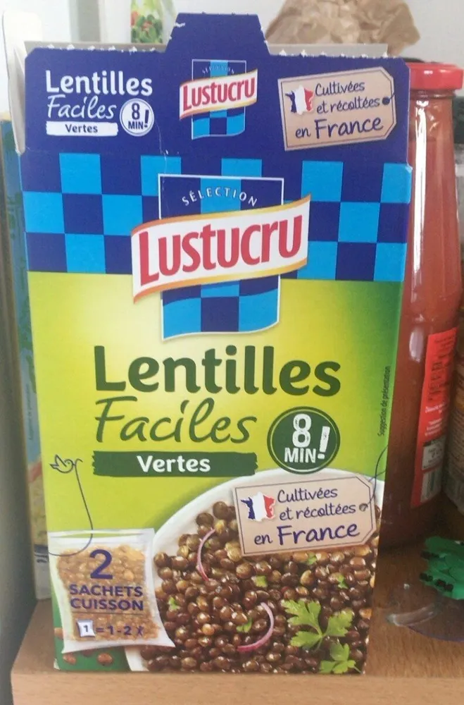 Lentilles facile vertes