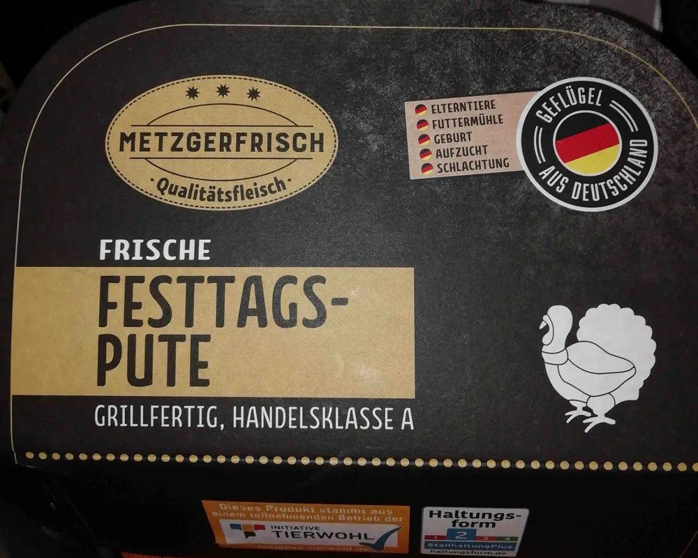 Frische Festtagspute, grillfertig