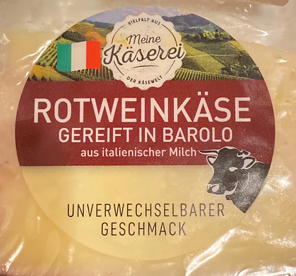 Rotweinkäse Gereift in Barolo