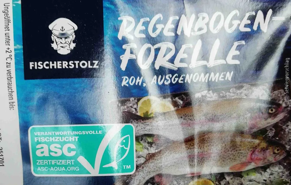 Regenbogenforelle, roh, ausgenommen