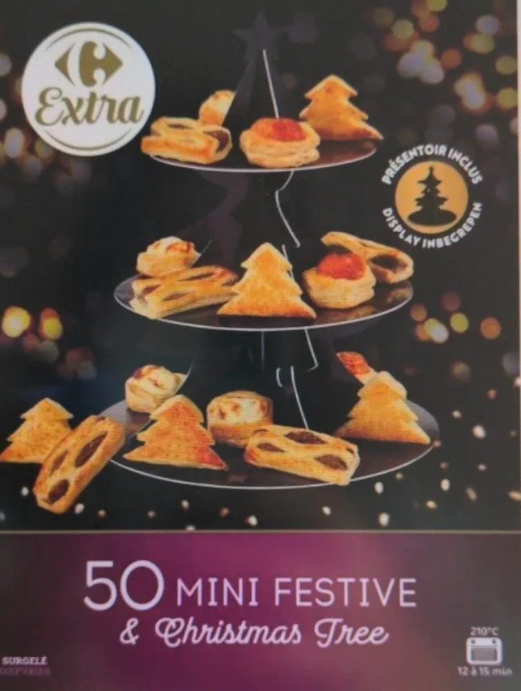 50 mini festive & christmas tree