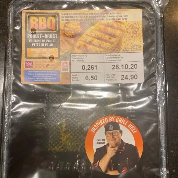 Pouletbrust Curry-Mohn