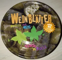 Weinblätter gefüllt mit Reis