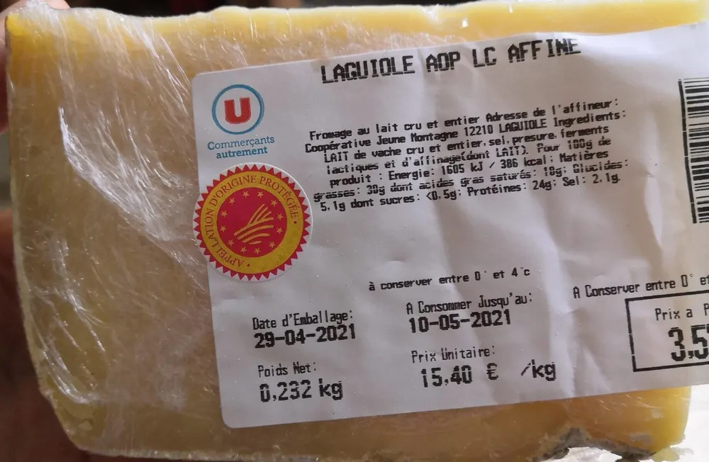 Laguiole AOP LC affiné