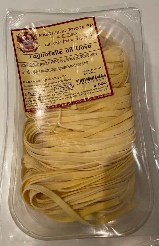 Tagliatelle all'uovo