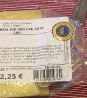 Emmental igp grd cru
