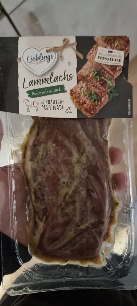 Lammlachs in Kräutermarinade