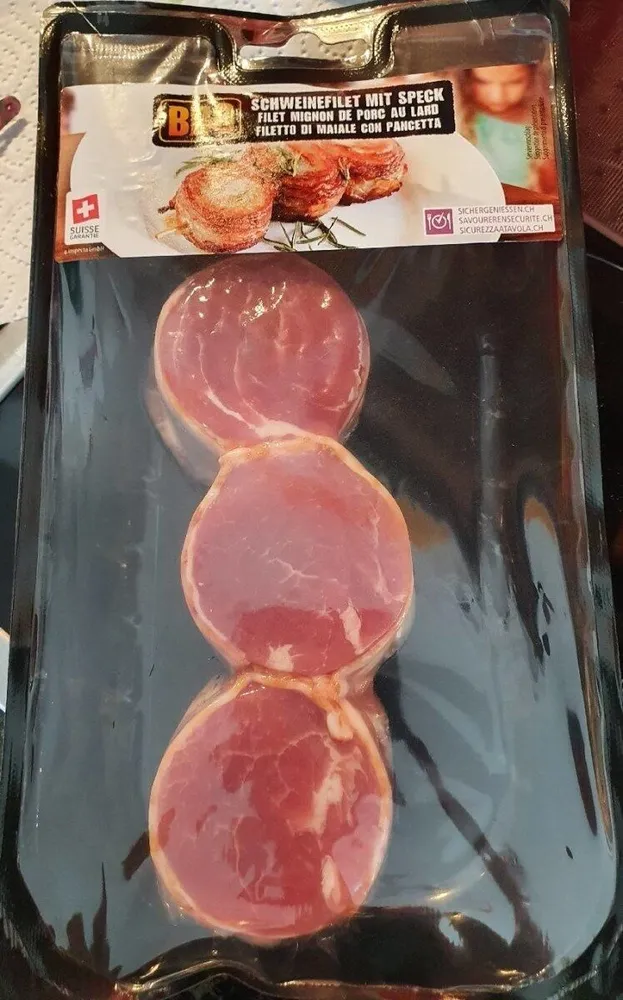 Schweinefilet mit Speck