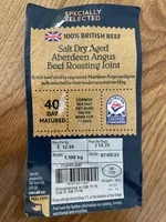 Salt Dry Aged Aberdeen Angus Beef Roasting Joint