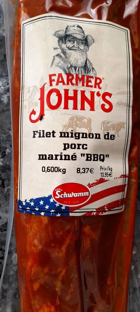 Filet mignon porc BBQ