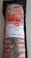 Filet mignon de porc lardé
