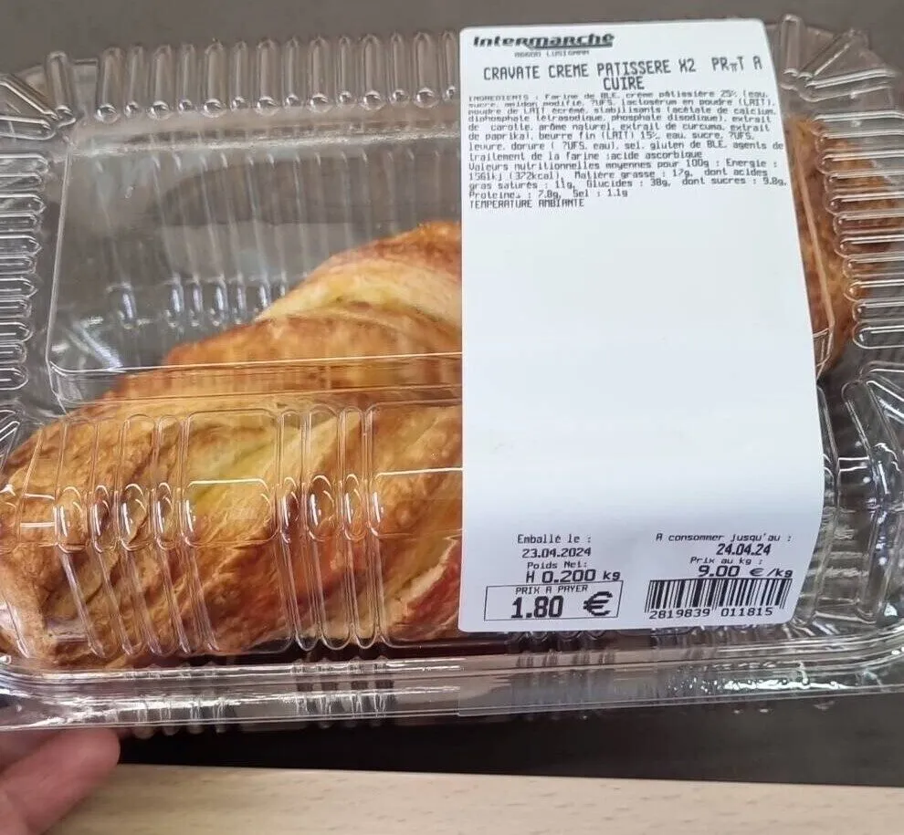 Cravate creme