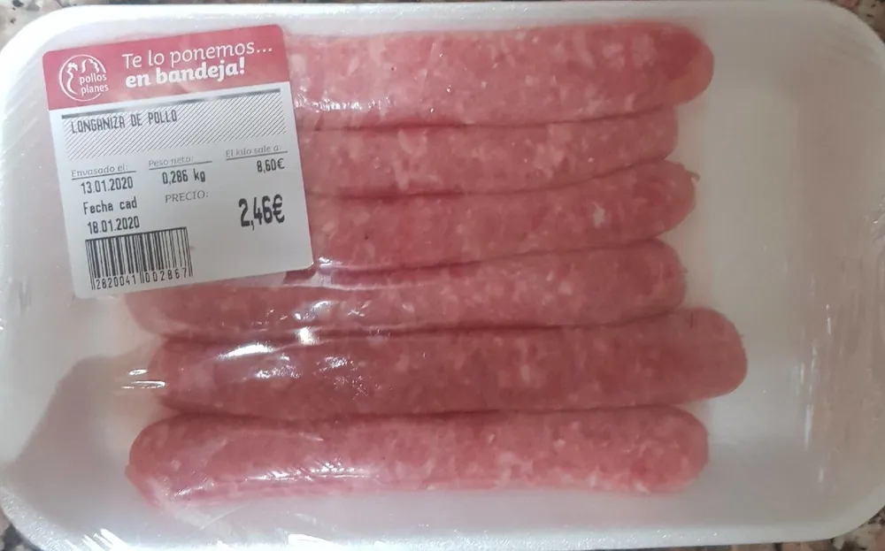 Longaniza de pollo