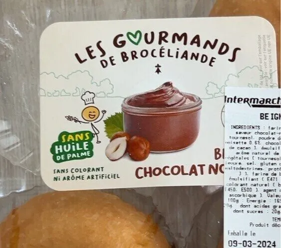 Beignet chocolat noisettes
