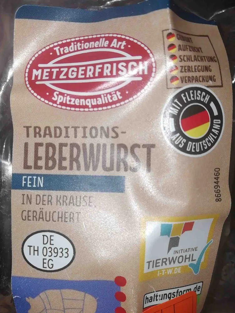 Traditions-Leberwurst, fein