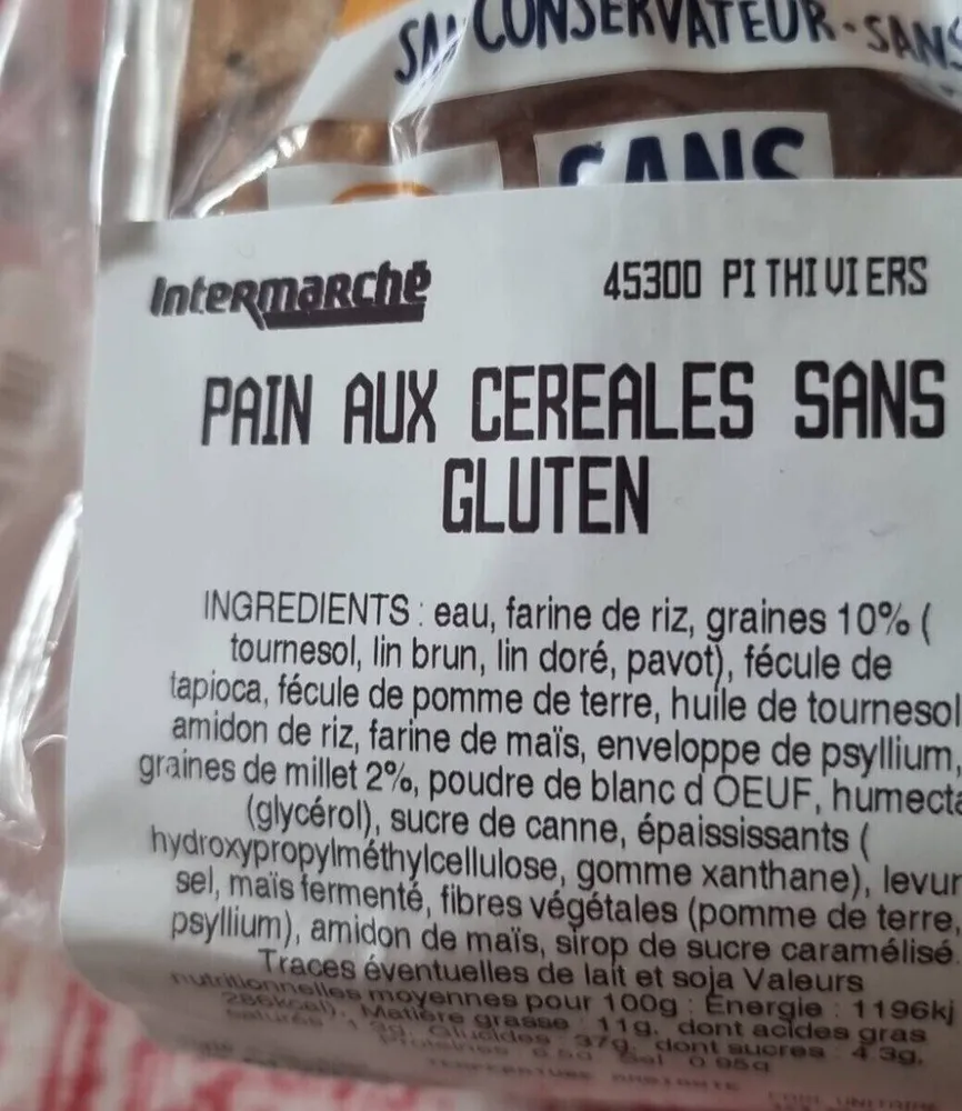 Pain aux céréales moelleux