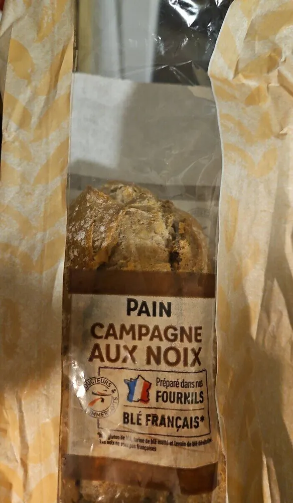 Pain campagne au noix