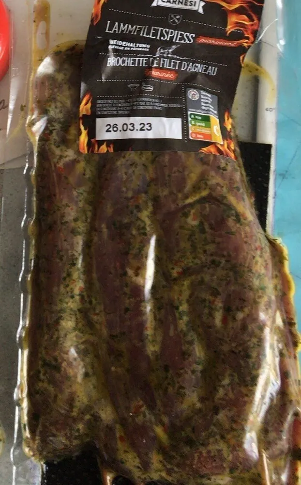 Lammfleischzubereitung