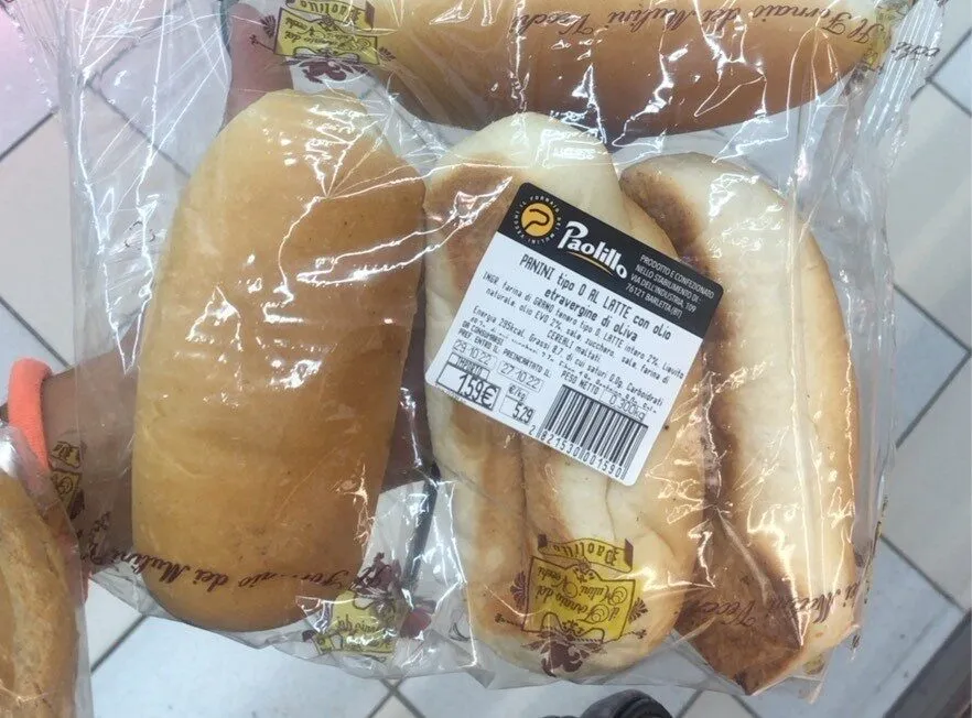 Panini tipo 0 al latte con olio evo