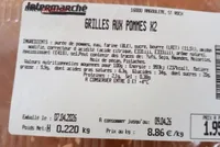 Grillé aux pommes françaises
