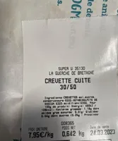 Crevette cuite 30/50