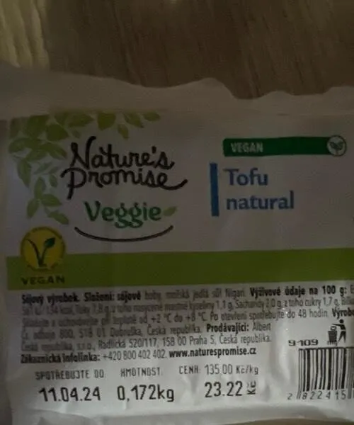 Tofu natural