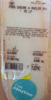 Fromage chèvre à racler 29% mg lp