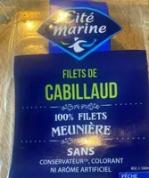 Filet de cabillaud meunière