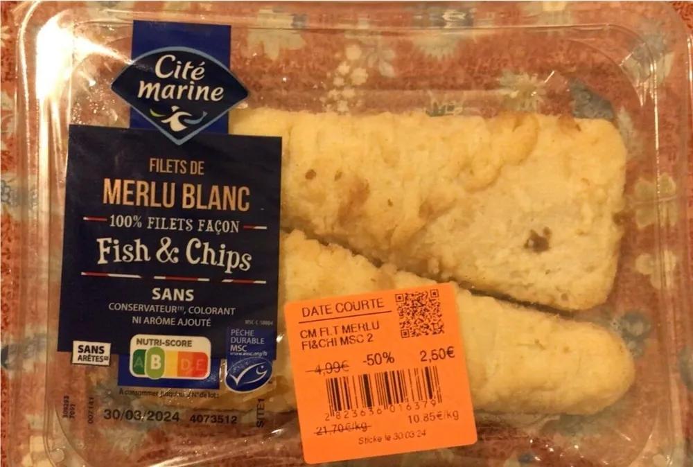 Filets de merlu blanc façon Fish & Chips