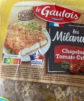 Escalope milanaise chapelure tomate origan