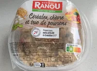 Cereales, chevre et trio de pouvrond