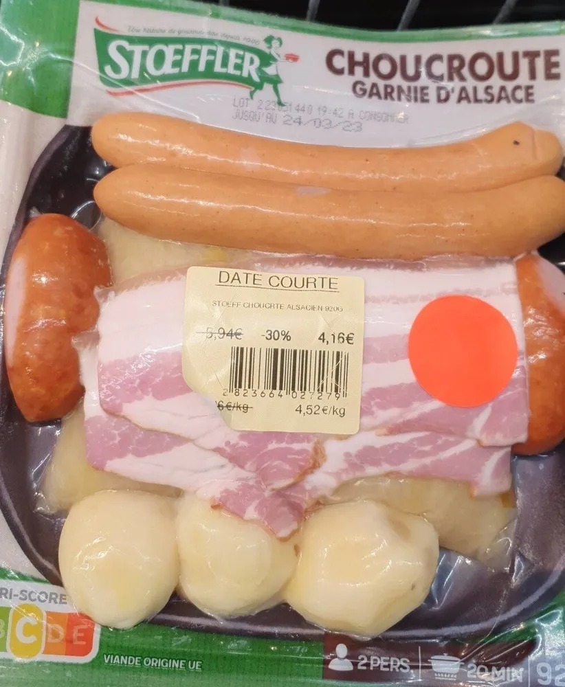 Choucroute garnie d'alsace