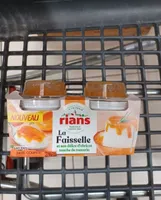 La faisselle et son delise d'abricot touche de romarin
