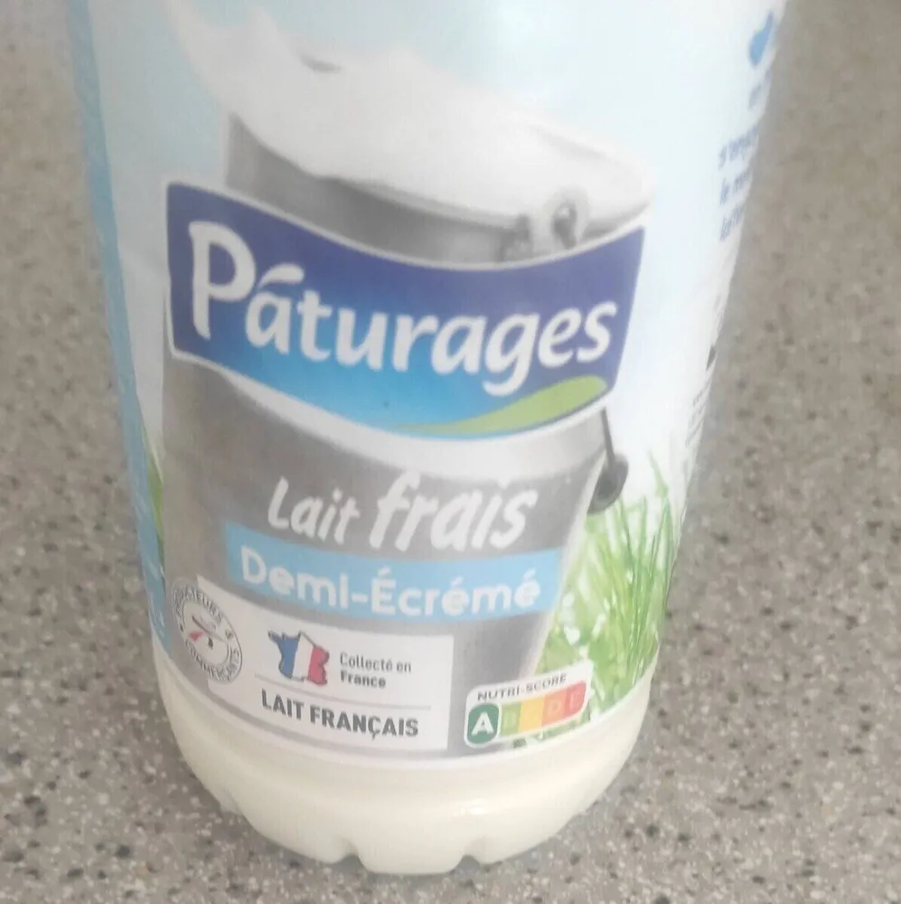 Lait frais demi-écrémé