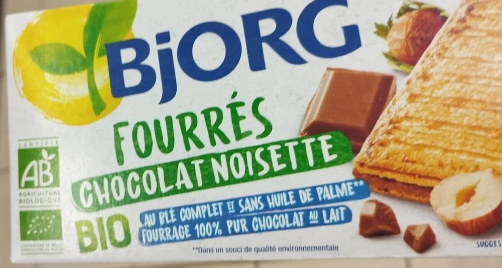 Fourrés chocolat noisette
