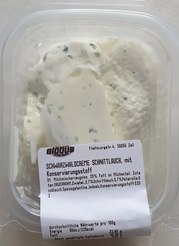 Schwarzwaldcreme Schnittlauch