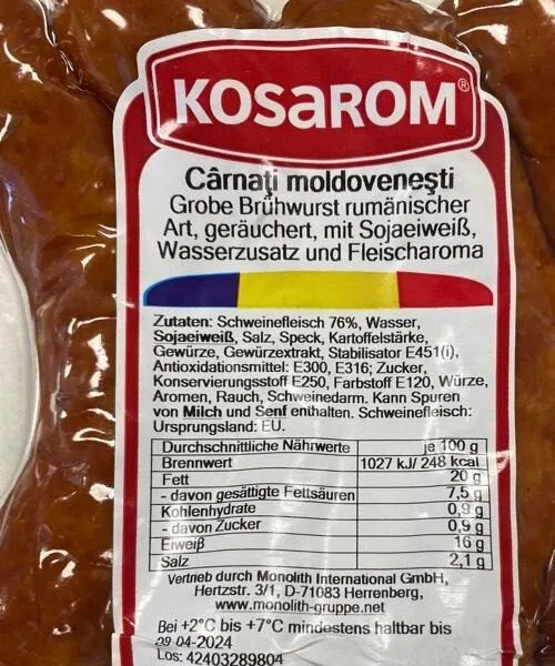 Grobe Brühwurst