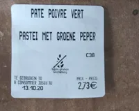 Pate poivre vert