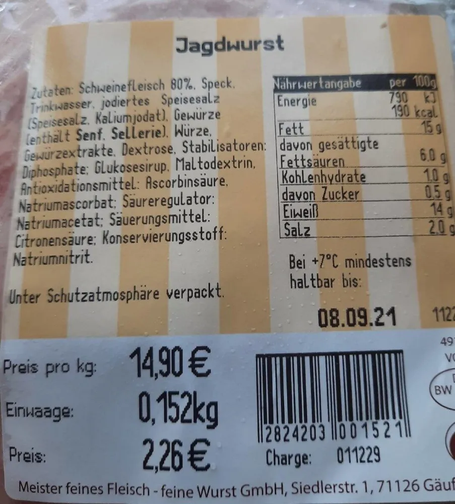 Jagdwurst