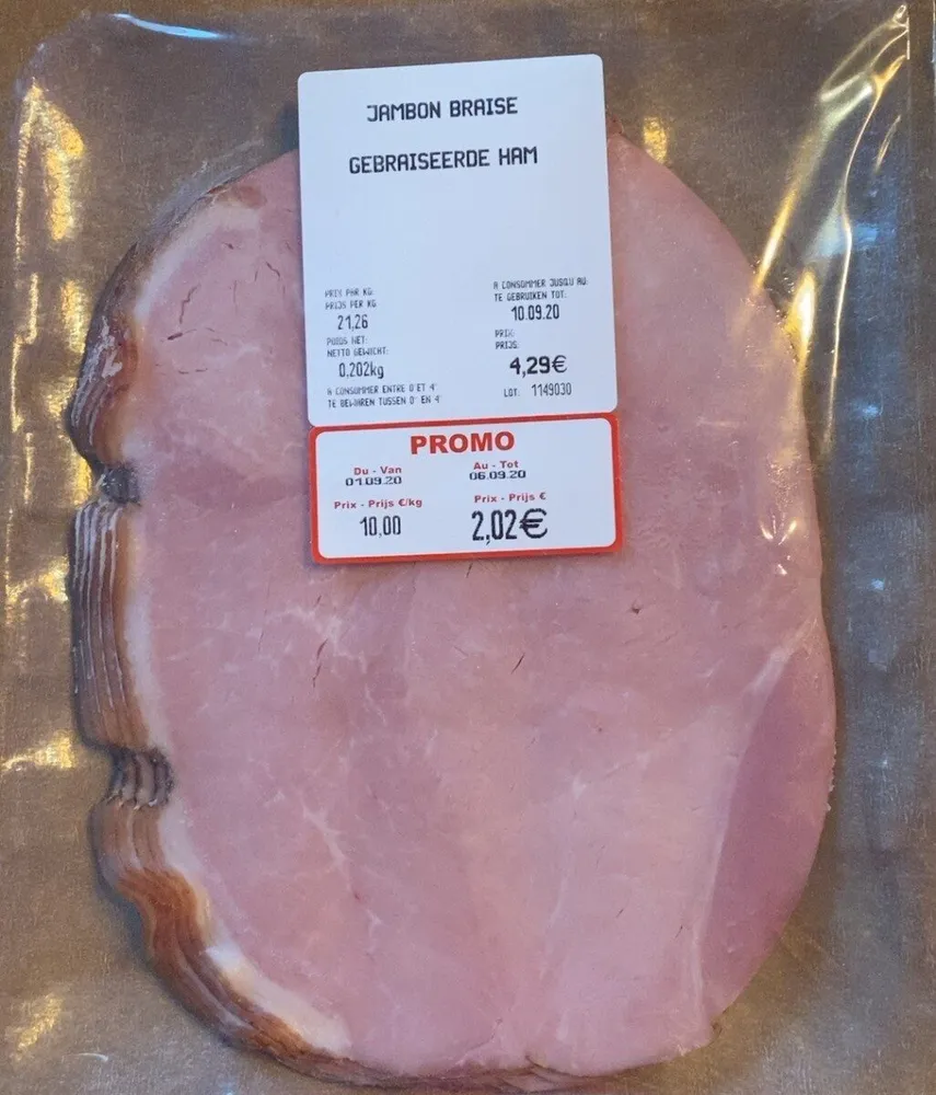Jambon braisé