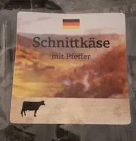Schnittkäse mit Pfeffer