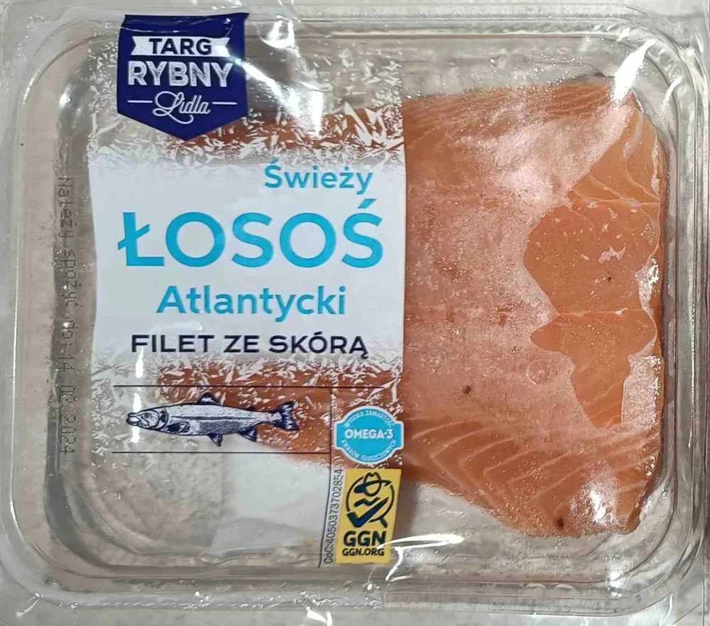 Łosoś atlantycki filet ze skórą