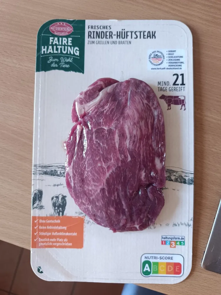 Rinder Hüftsteak