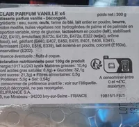 Éclair parfum vanille