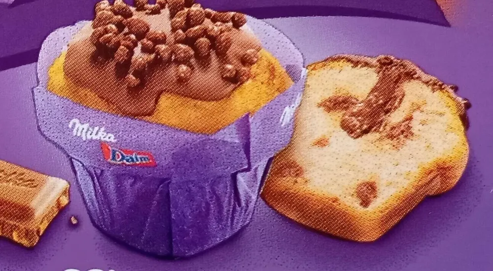 Milka daim muffin