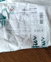 Cervelas supérieur vpf droit