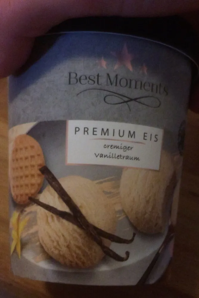 Premium-Eis - Cremiger Vanilletraum