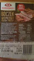 BOCZEK WIEPRZOWY WĘDZONY, PARZONY